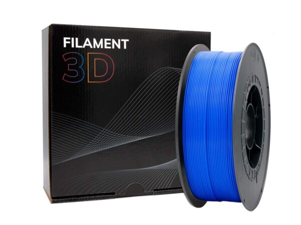 Filamento 3D PLA - Diametro 1.75mm - Bobina 1kg - Color Azul Oscuro