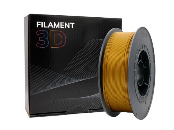 Filamento 3D PLA - Diametro 1.75mm - Bobina 1kg - Color Oro