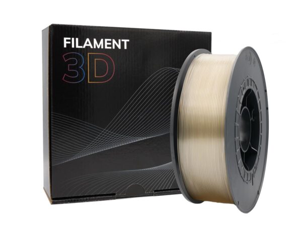 Filamento 3D PLA - Diametro 1.75mm - Bobina 1kg - Color Transparente