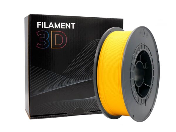 Filamento 3D PLA - Diametro 1.75mm - Bobina 1kg - Color Amarillo