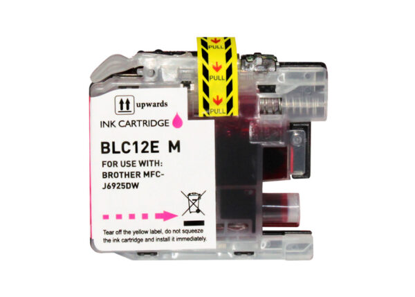 Brother LC12E Magenta Cartucho de Tinta compatible - Reemplaza LC12EM