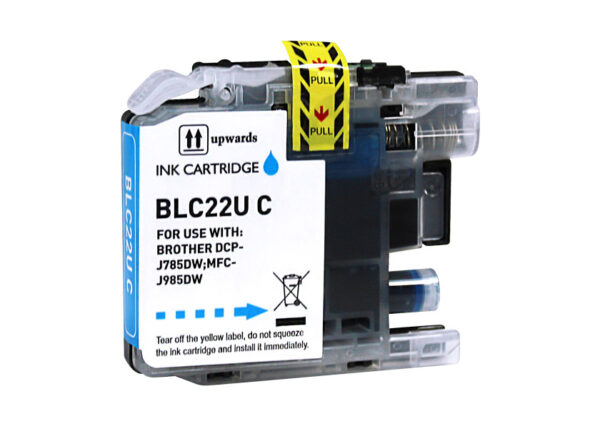 Brother LC22U Cyan Cartucho de Tinta compatible - Reemplaza LC22UCBP