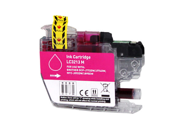 Brother LC3213 LC3211 Magenta Cartucho de Tinta compatible - Reemplaza LC3213M LC3211M