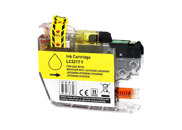 Brother LC3217 Amarillo Cartucho de Tinta compatible - Reemplaza LC3217Y