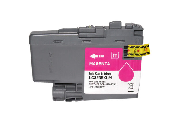 Brother LC3235XL LC3233 Magenta Cartucho de Tinta compatible - Reemplaza LC3235XLM LC3233M