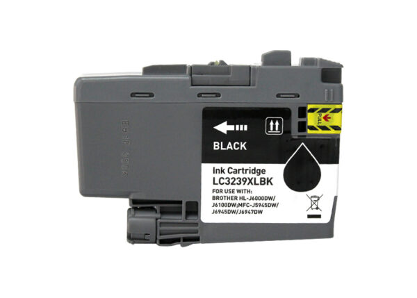 Brother LC3239XL Negro Cartucho de Tinta Pigmentada compatible - Reemplaza LC3239XLBK