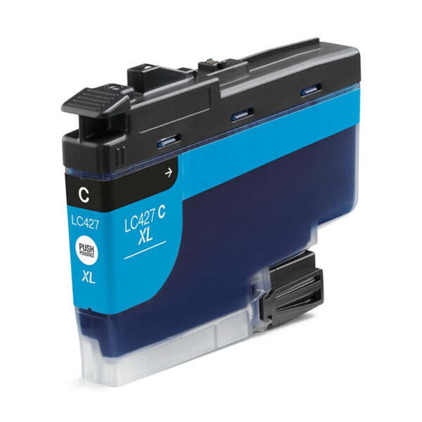 Brother LC427XL Cyan Cartucho de Tinta Pigmentada compatible - Reemplaza LC427XLC