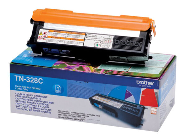 Brother TN328 Cyan TONER ORIGINAL - TN328C