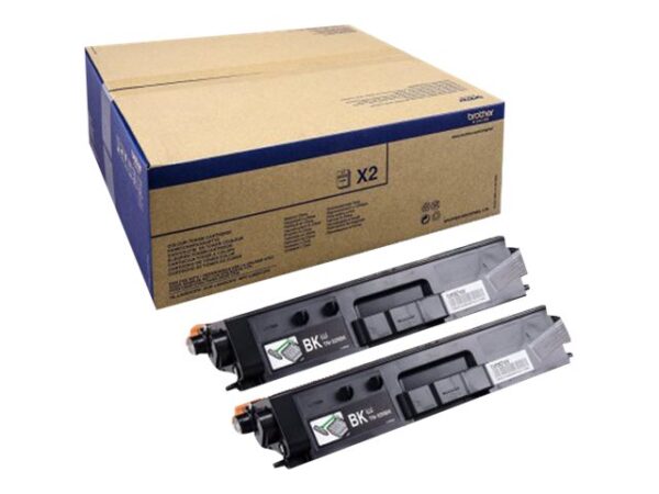 Brother TN329 Negro Pack de 2 Cartuchos de Toner Originales - TN329BKTWIN