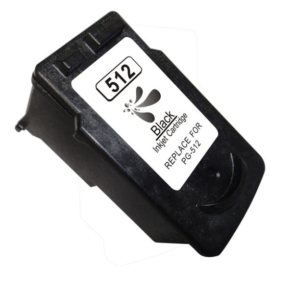 Canon PG512 PG510 Negro Cartucho de Tinta Remanufacturado -  - Reemplaza 2969B001 2970B001