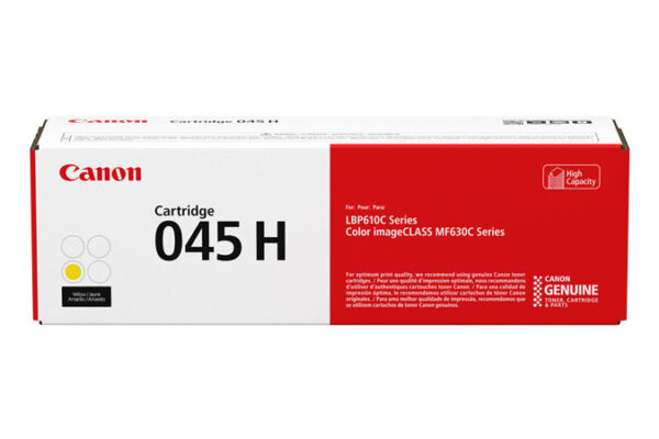 Canon 045H Amarillo TONER ORIGINAL - 1243C002