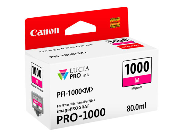 Canon PFI1000 Magenta Cartucho de Tinta Original - PFI1000M 0548C001