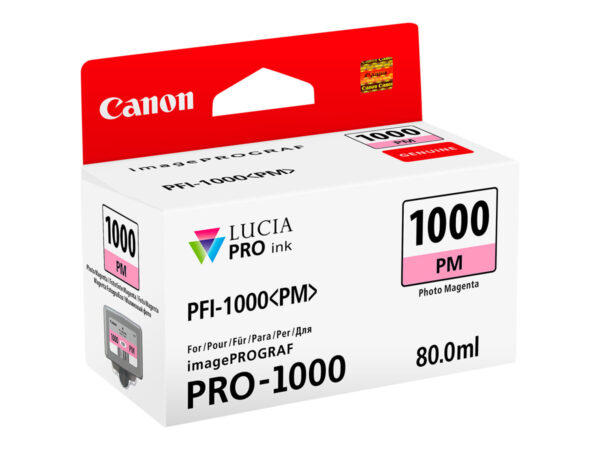 Canon PFI1000 Magenta Photo Cartucho de Tinta Original - PFI1000PM 0551C001