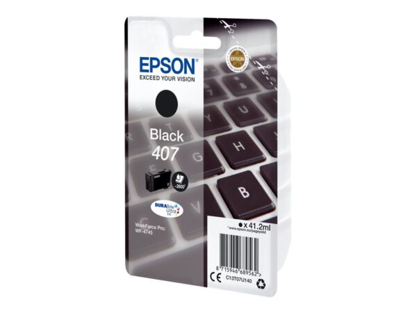 Epson 407 Negro Cartucho de Tinta Original - C13T07U140