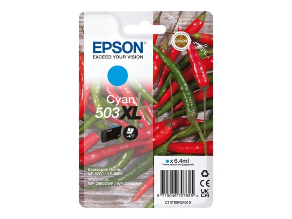 Epson 503XL Cyan Cartucho de Tinta Original - C13T09R24010