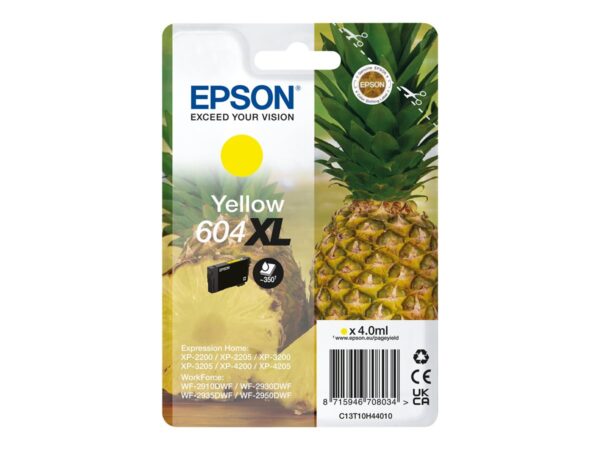 Epson 604XL Amarillo Cartucho de Tinta Original - C13T10H44010