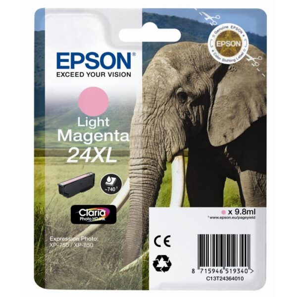 Epson T2436 (24XL) Magenta Light Cartucho de Tinta Original - C13T24364012