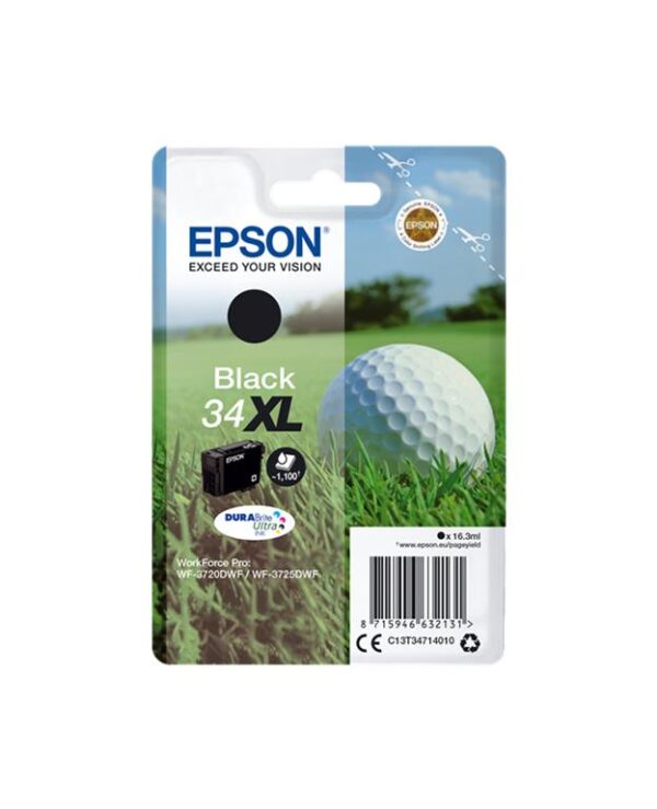 Epson T3471 (34XL) Negro Cartucho de Tinta Original - C13T34714010