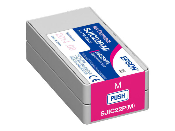 Epson SJIC22P Magenta Cartucho de Tinta Original - C33S020603 SJIC22P(M)