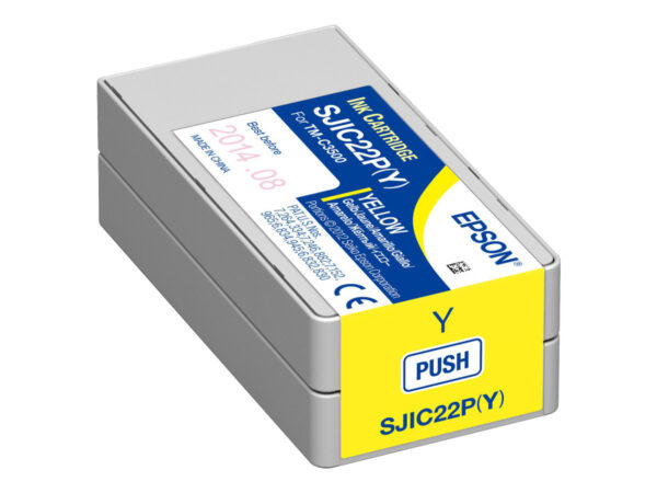 Epson SJIC22P Amarillo Cartucho de Tinta Original - C33S020604 SJIC22P(Y)