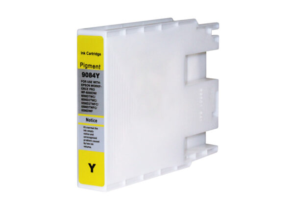 Epson T9084 Amarillo Cartucho de Tinta Pigmentada compatible - Reemplaza C13T908440