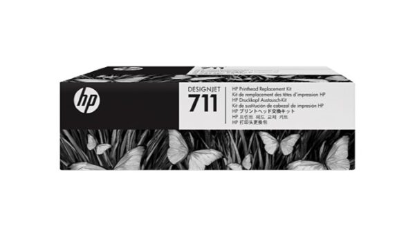 HP 711 Cabezal de Impresion Original + Pack de 4 Cartuchos de Tinta - C1Q10A