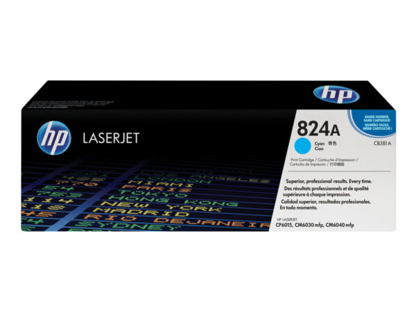 HP CB381A Cyan TONER ORIGINAL - 824A