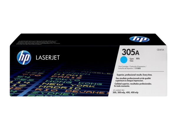 HP CE411A Cyan TONER ORIGINAL - 305A