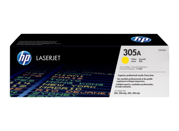 HP CE412A Amarillo TONER ORIGINAL - 305A