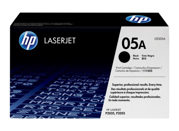 HP CE505A Negro TONER ORIGINAL - 05A