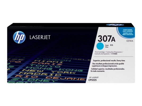 HP CE741A Cyan TONER ORIGINAL - 307A