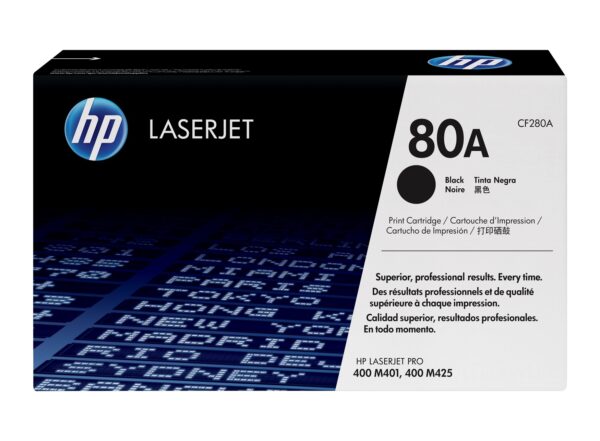 HP CF280A Negro TONER ORIGINAL - 80A