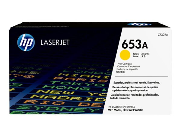 HP CF322A Amarillo TONER ORIGINAL - 653A