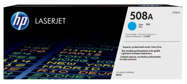 HP CF361A Cyan TONER ORIGINAL - 508A