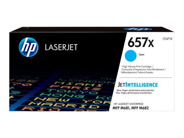 HP CF471X Cyan TONER ORIGINAL - 657X