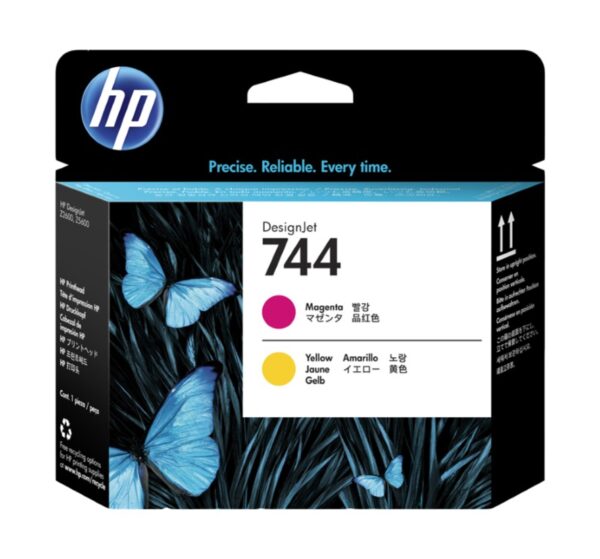 HP 744 Magenta Amarillo Cabezal de Impresion Original - F9J87A