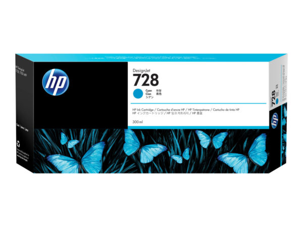 HP 728 Cyan Cartucho de Tinta Original - F9K17A