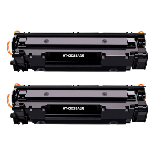 HP CE285A CE278A CB435A CB436A Negro Pack de 2 Cartuchos de Toner compatibles - Reemplaza 85A 78A 35A 36A