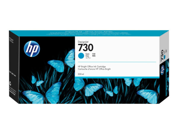 HP 730 Cyan Cartucho de Tinta Original - P2V68A