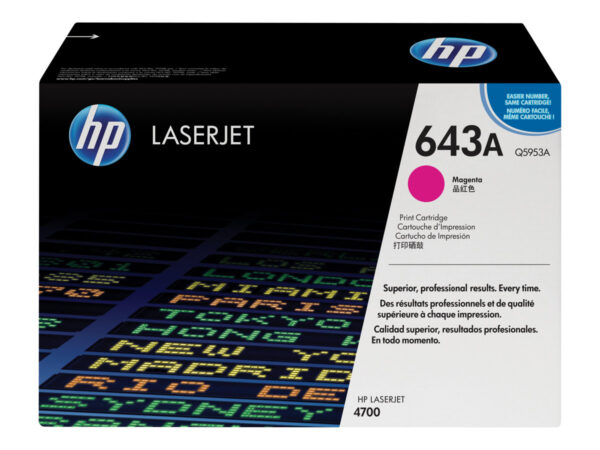 HP Q5953A Magenta TONER ORIGINAL - 643A