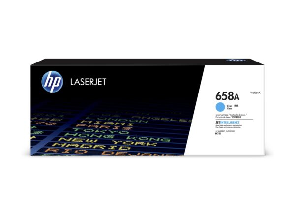 HP W2001A Cyan TONER ORIGINAL - 658A