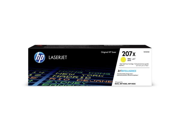 HP W2212X Amarillo TONER ORIGINAL - 207X