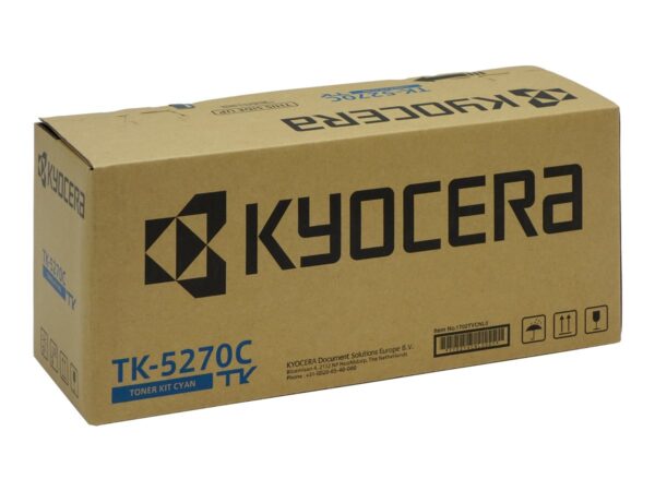 Kyocera TK5270 Cyan TONER ORIGINAL - 1T02TVCNL0 TK5270C