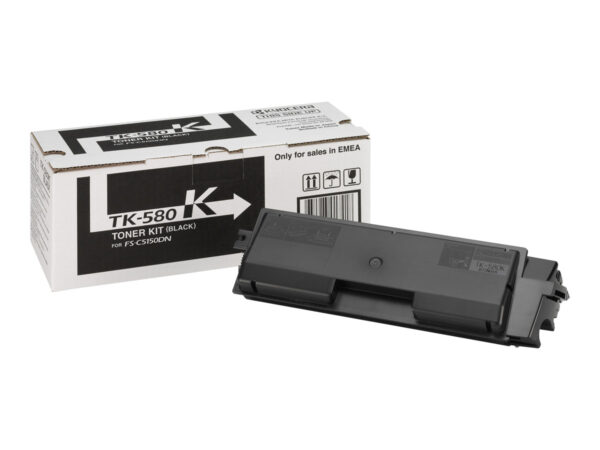 Kyocera TK580 Negro TONER ORIGINAL - 1T02KT0NL0 TK580K