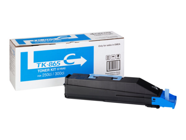 Kyocera TK865 Cyan TONER ORIGINAL - 1T02JZCEU0 TK865C