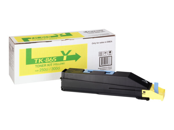 Kyocera TK865 Amarillo TONER ORIGINAL - 1T02JZAEU0 TK865Y