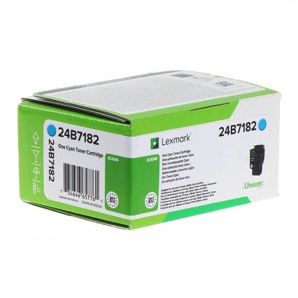 Lexmark XC2240 XC4240 Cyan TONER ORIGINAL - 24B7182