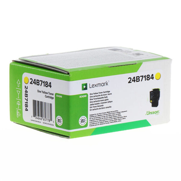 Lexmark XC2240 XC4240 Amarillo TONER ORIGINAL - 24B7184