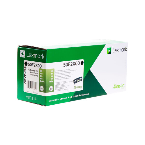 Lexmark MS410 MS415 MS510 MS610 Negro TONER ORIGINAL - 50F2X0E 502X (Corporate)