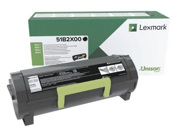 Lexmark MS517 MS617 MX517 MX617 Negro TONER ORIGINAL - 51B2X00